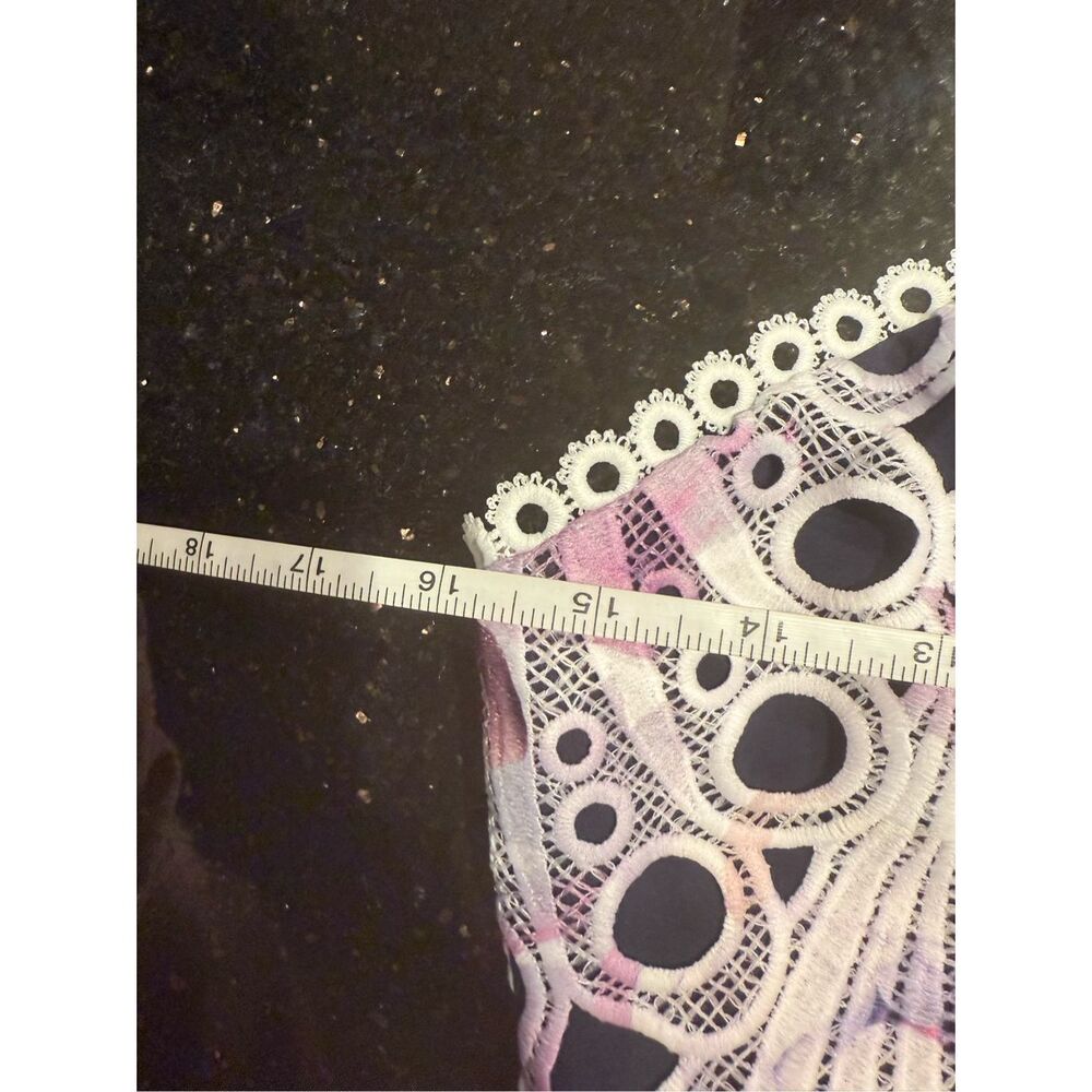 Elliatt Lavender and White Lace Halter Sheath Dress - Picture 7 of 8